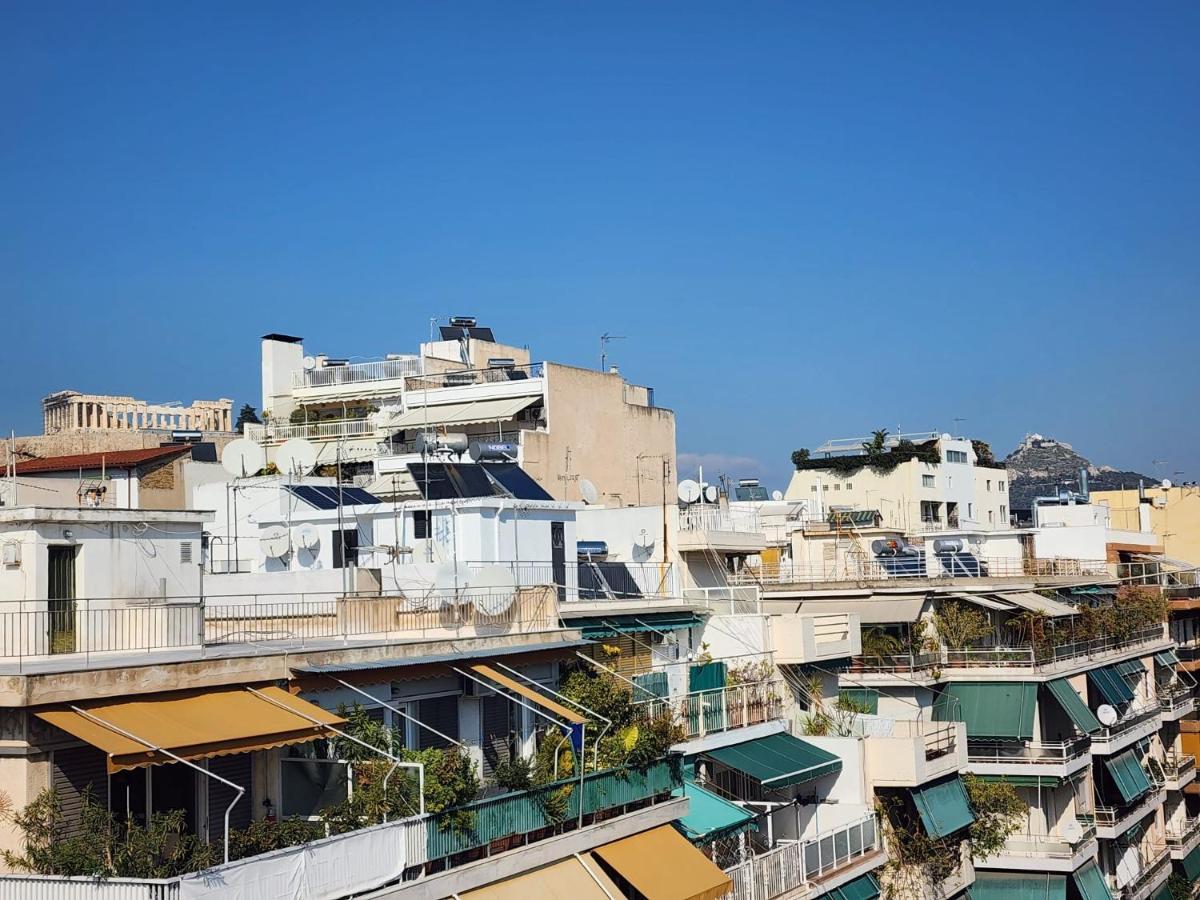 Newly Renovated Apartment 7 Min Walk From Acropolis Athena Bagian luar foto